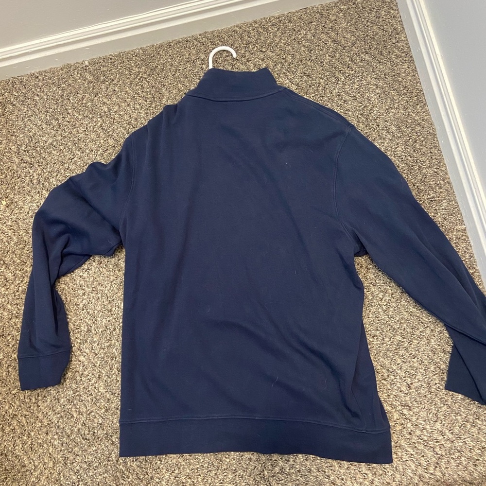 Vineyard Vines Mens Blue Half zip sweater